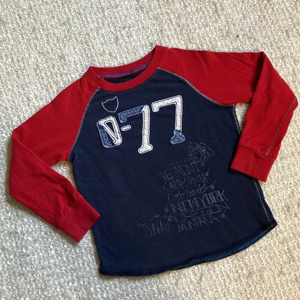 🏂 77 Kids by American Eagle Boys Size 4 Long Sleeve Tee